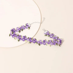 Sweet Flowers Lace Necklace Choker