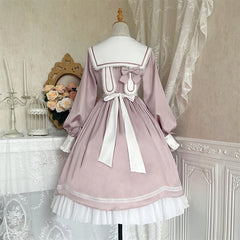 Bunny Ears Daily Princess Long Sleeve Dress