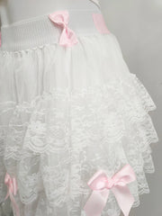 Multilayered Lace Skirts