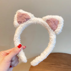 Cute Cat Ears Plush Hair Bands