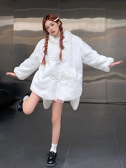 Winter Cute Cotton-Padded Coat