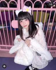 Japanese Sweet Double-Layer Big Ribbon Coat