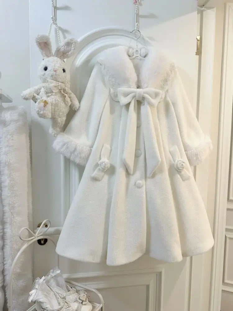 Sweet Cute Lolita Style Mid-length Coat