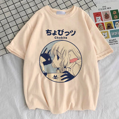 Chobits Classic 2000s harajuku kawaii 80s Trendy t-shirt