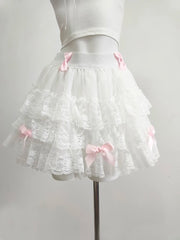 Multilayered Lace Skirts