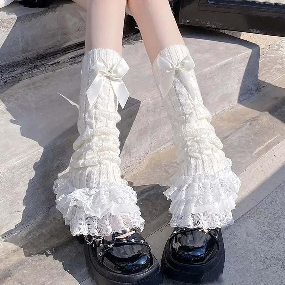 Girl Lace Leg Warmers