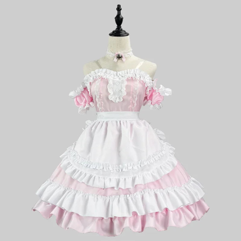 Sweet Pink Maid Dress