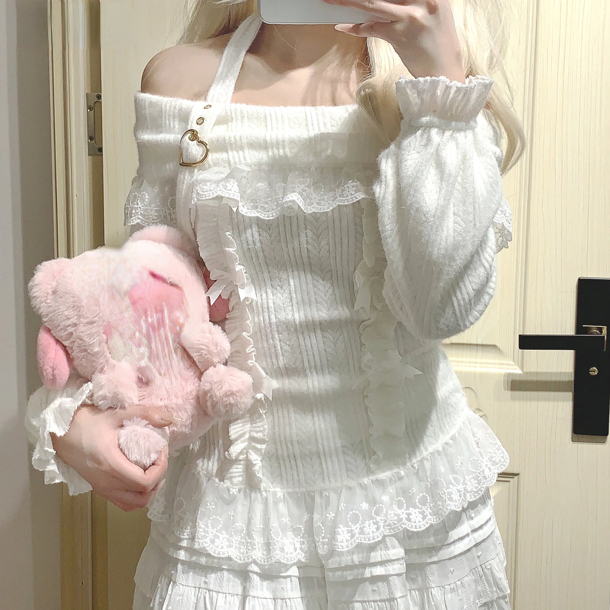 Off Shoulder Kawaii Sweater