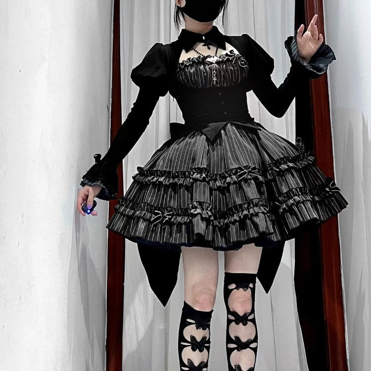 Gothic Fake Two Piece
