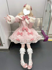 Wool Cape Long-sleeved Coat