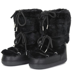 Fluffy Furry Fuzzy Faux Fur Winter Boots