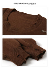 Winter Two Piece Sets Long Sleeve Crop Sweater Knitwear