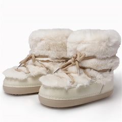Fluffy Furry Fuzzy Faux Fur Winter Boots