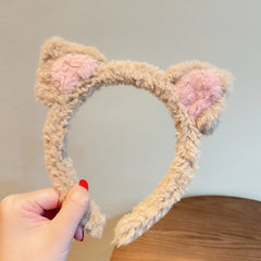 Cute Cat Ears Plush Hair Bands