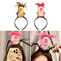 Cartoon Capybara Hairband