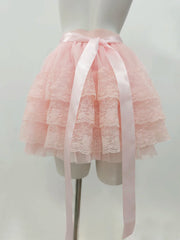 Multilayered Lace Skirts