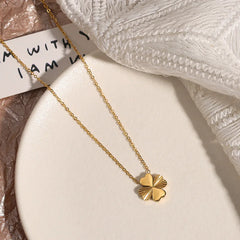 Luxury Classic Four Leaf Heart Flower Necklace Jewelry