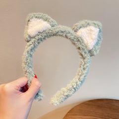Cute Cat Ears Plush Hair Bands