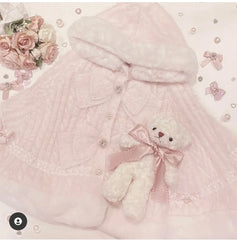 Japanese Sweet Double-Layer Big Ribbon Coat