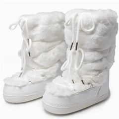 Fluffy Furry Fuzzy Faux Fur Winter Boots