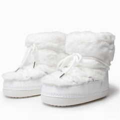 Fluffy Furry Fuzzy Faux Fur Winter Boots