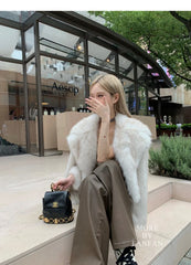Luxury Brand Autumn Winter Fur Coat