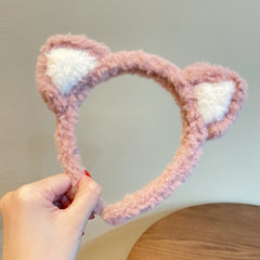 Cute Cat Ears Plush Hair Bands