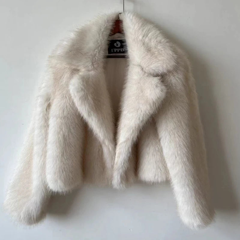 Luxury Brand Autumn Winter Fur Coat