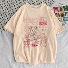 Chobits Classic 2000s harajuku kawaii 80s Trendy t-shirt