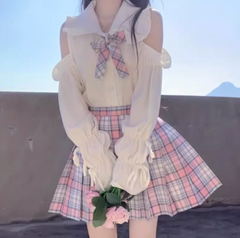 Baby Doll Strapless Blouse