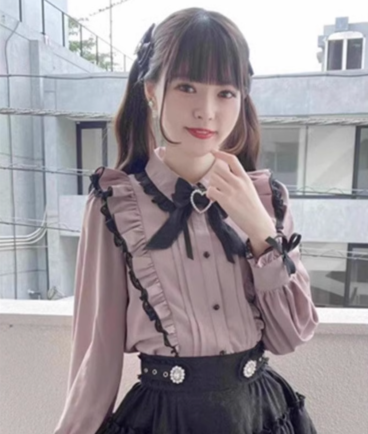 Jirai-kei Ribbon Blouse