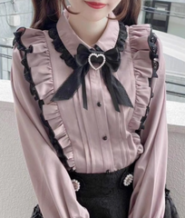 Jirai-kei Ribbon Blouse