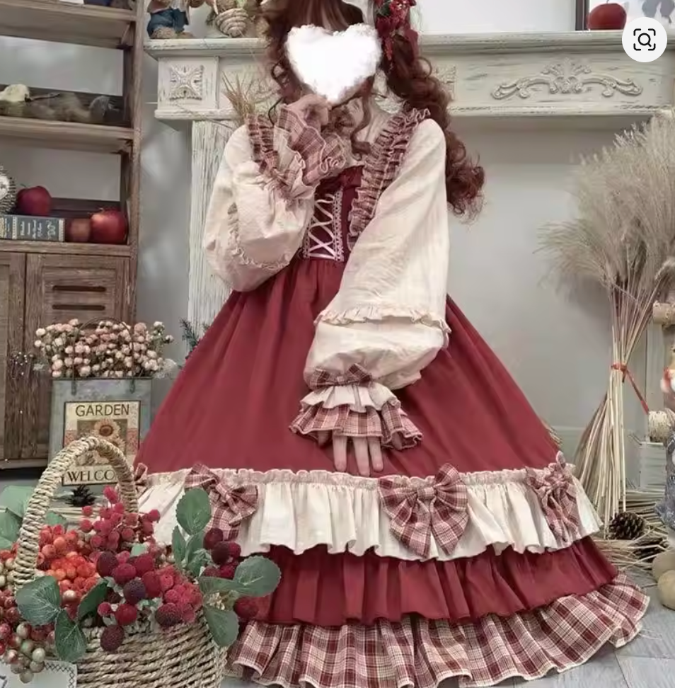 Little Red Riding Hood Lolita Dress Set