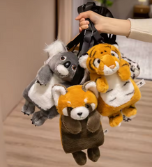 30CM Cute Cartoon Animal Plush Shoulder Bag