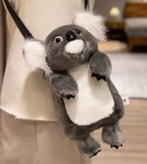 30CM Cute Cartoon Animal Plush Shoulder Bag