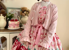 Sweet Spring and Autumn Lace Cardigan