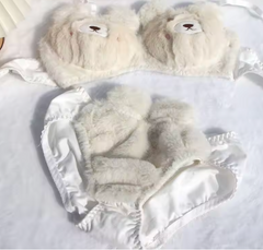 Plush Sexy Wireless Bra Set