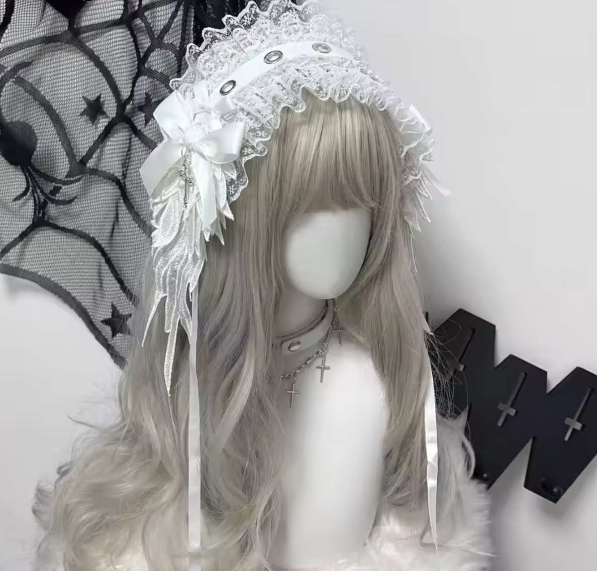 Lolita Gothic Dark Angel Headband