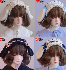Bunny ears satin bow Hair Accessories