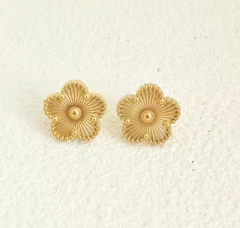 14K Gold Plated Stainless Steel Earrings