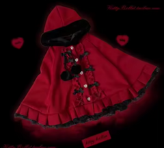 Sweet Girl Kawaii Buckle Cape Coat