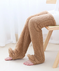 Long Paws Fuzzy Leggings