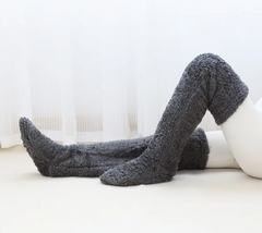 Long Paws Fuzzy Leggings