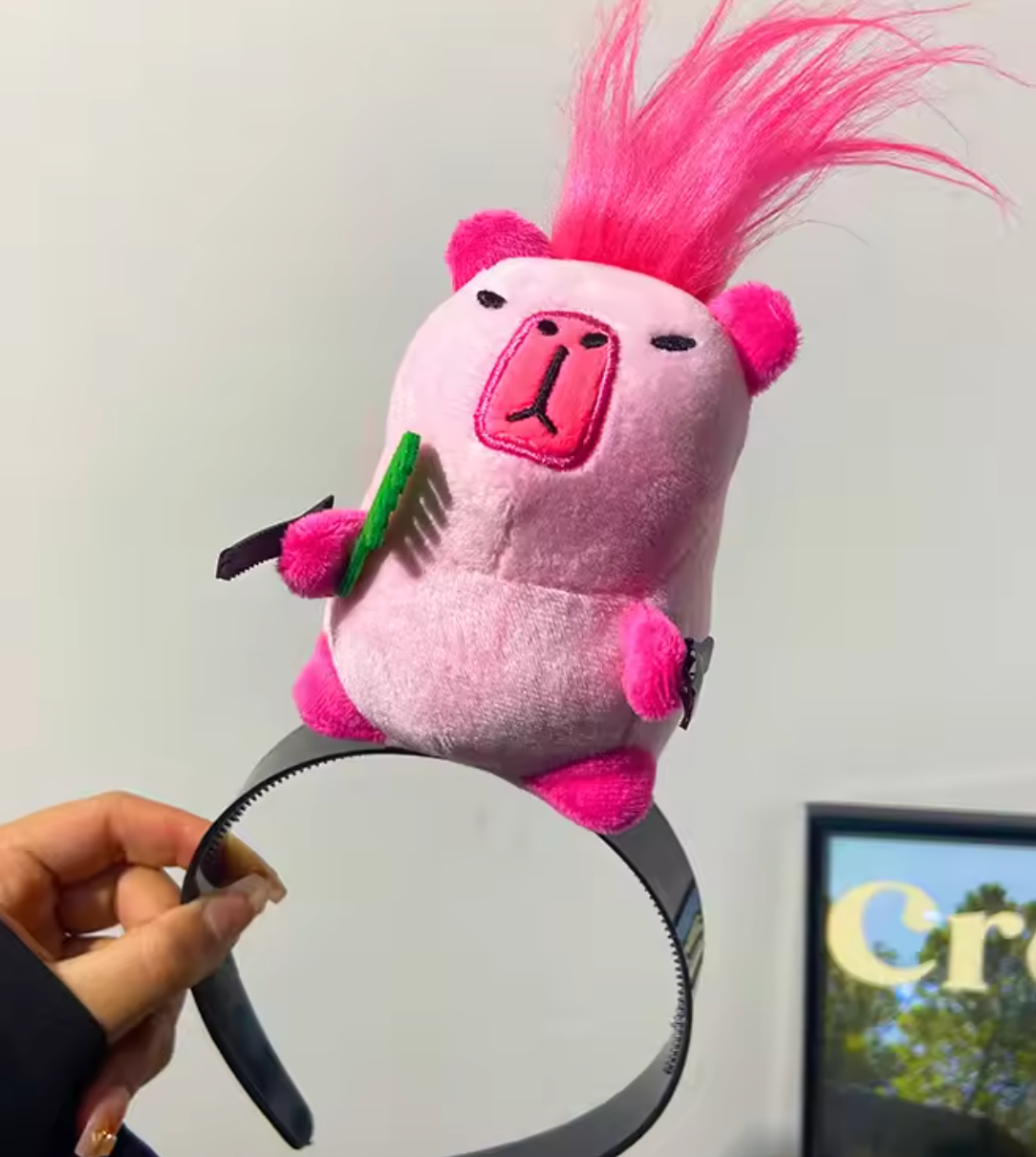 Cartoon Capybara Hairband