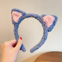 Cute Cat Ears Plush Hair Bands
