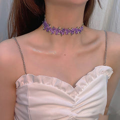 Sweet Flowers Lace Necklace Choker
