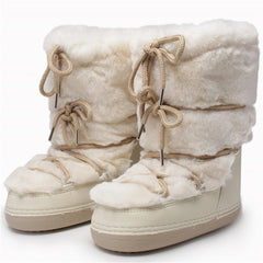 Fluffy Furry Fuzzy Faux Fur Winter Boots
