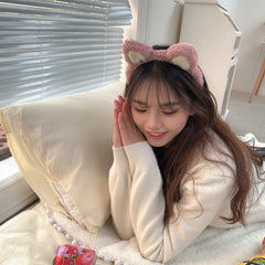 Cute Cat Ears Plush Hair Bands