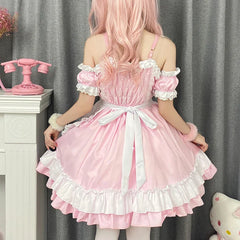 Sweet Pink Maid Dress