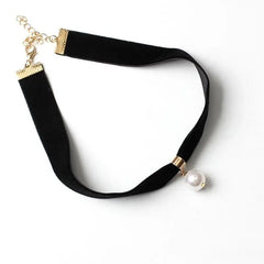 My Dress Up Darling Marin Necklace Black Collar Pearl Pendant Choker